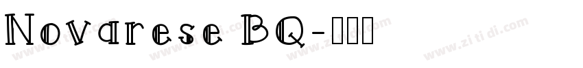Novarese BQ字体转换